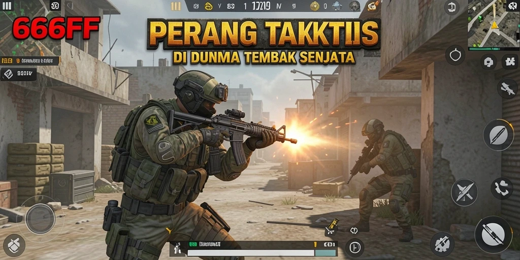 Antarmuka permainan <strong>666FF</strong> yang penuh aksi dan mendebarkan.