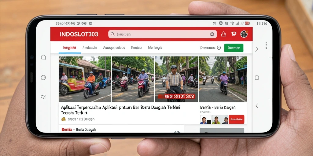 Tampilan antarmuka pengguna INDOSLOT303 yang sederhana dan informatif.