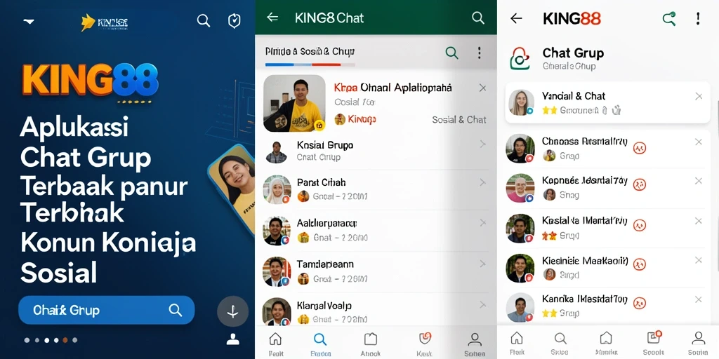 Tampilan antarmuka aplikasi KING88 yang menarik dan fungsional.