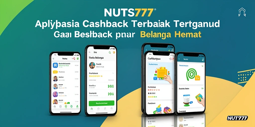 Tampilan antarmuka NUTS777 yang menarik dengan fungsi Cashback yang mudah digunakan.