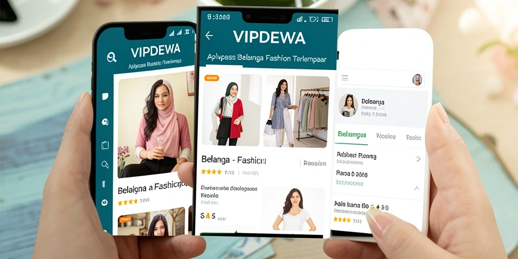 Tampilan antarmuka aplikasi VIPDEWA yang modern dan menarik.